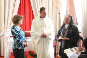 Blessed Elena Guerra Relic and Icon at the ICCRS Office